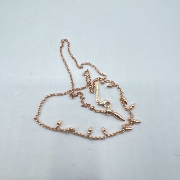 Kendra Scott Gold Spike Necklace - Picture 5 of 7